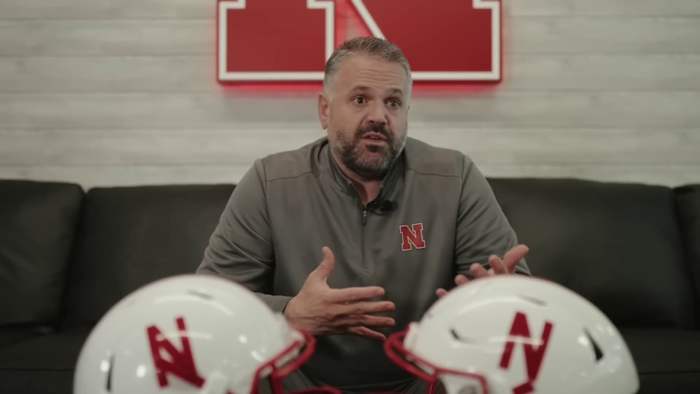 spring 2023 Matt Rhule Nebraska football